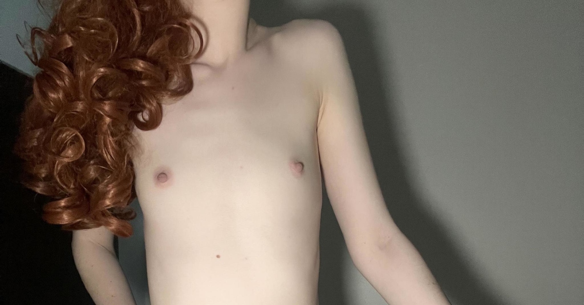 Flat chested red head free porn xxx pic