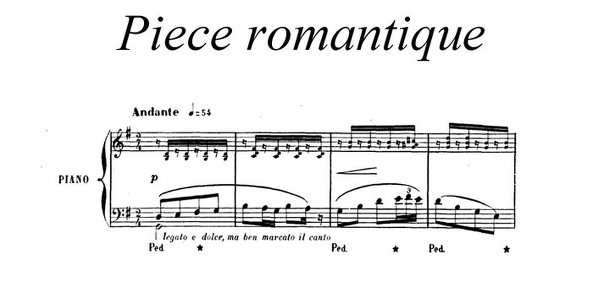 Ccile Chaminade 2 Piano Pieces Op 9 No 1 Pice Romantique Пикабу