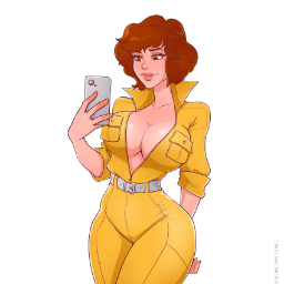 April O'neil Gangbang