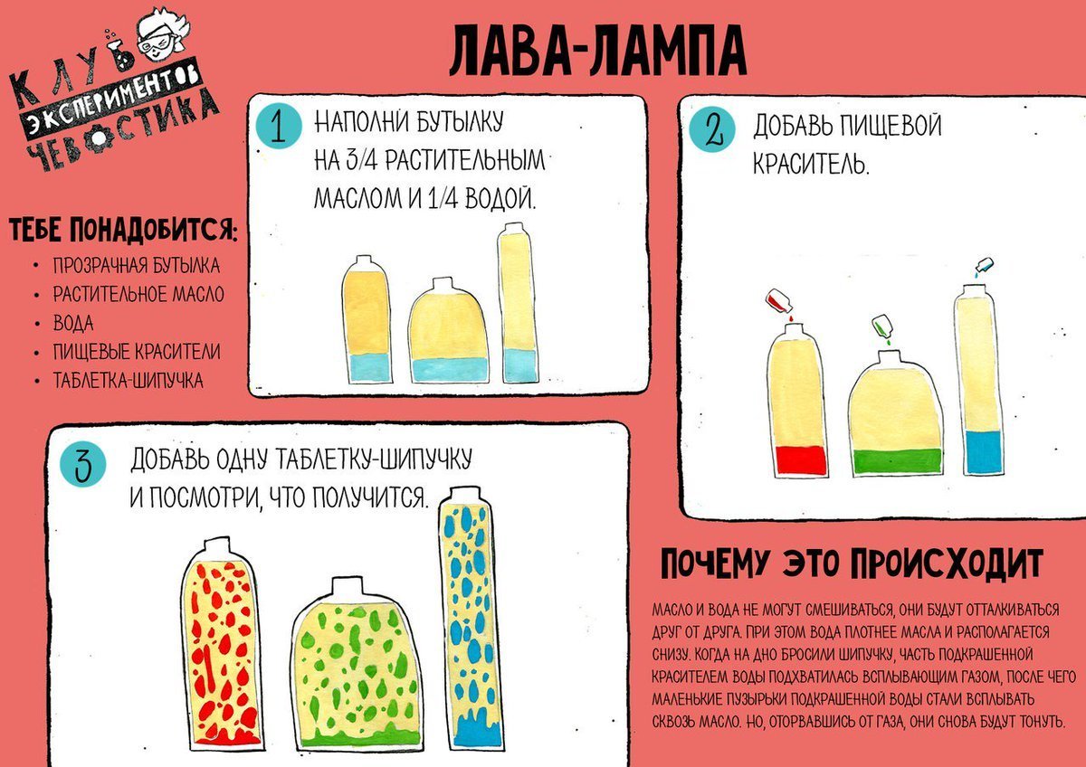 Пять красивых опытов, которые вы можете провести дома вместе с детьми |  Пикабу