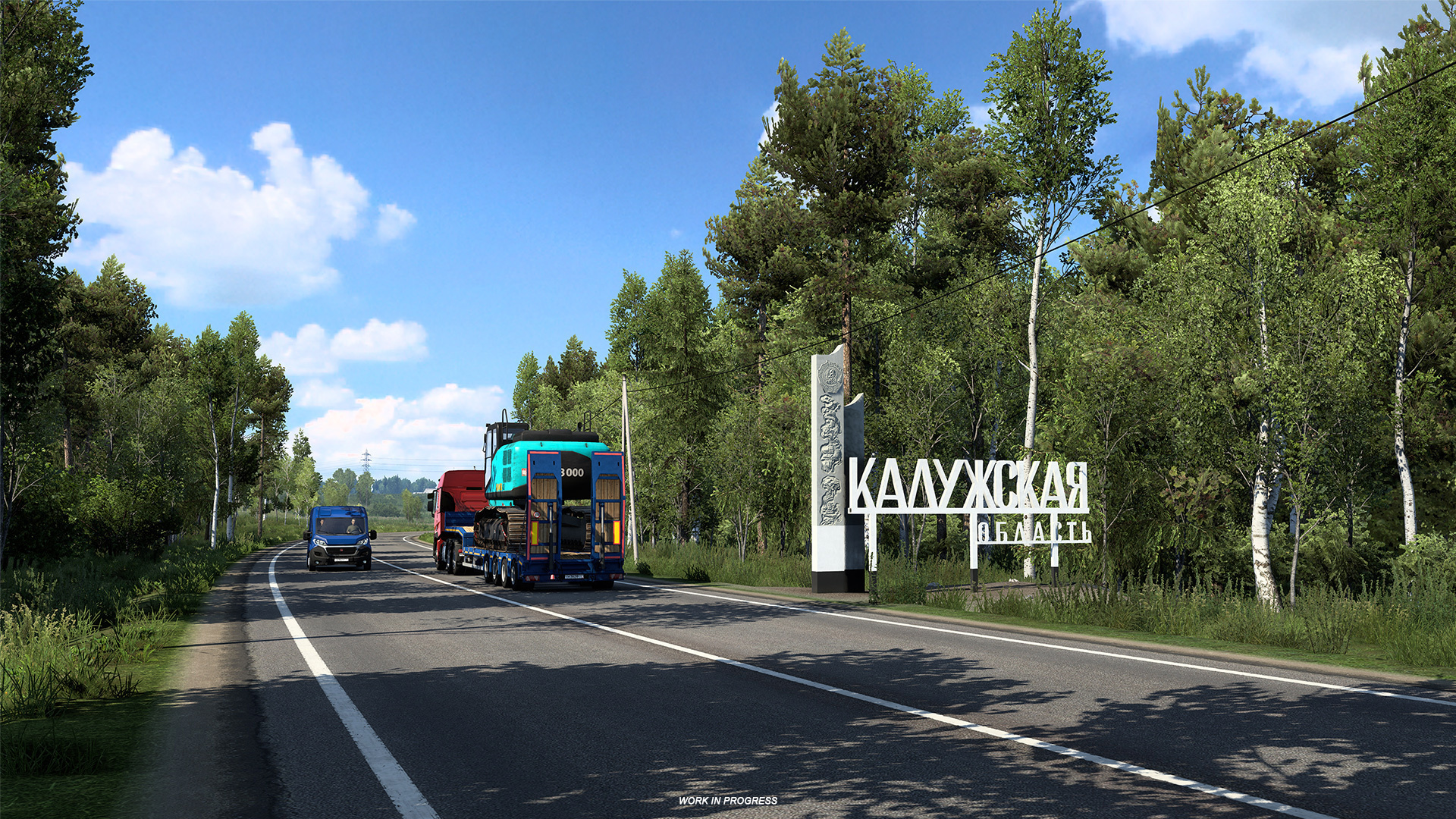 ETS2 DLC Сердце России - Въездные стеллы | Пикабу