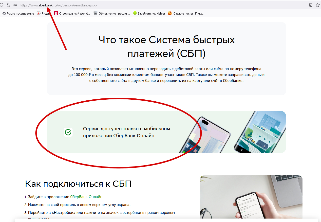 СБП в Сбербанке всё | Пикабу