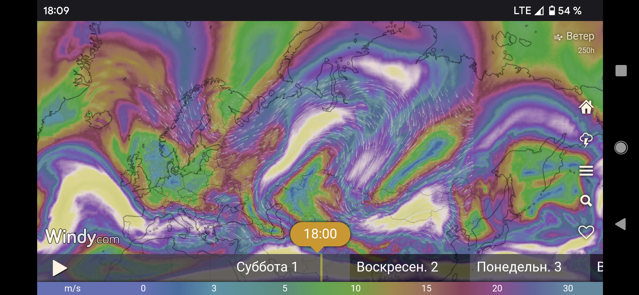 Высота полета самолета