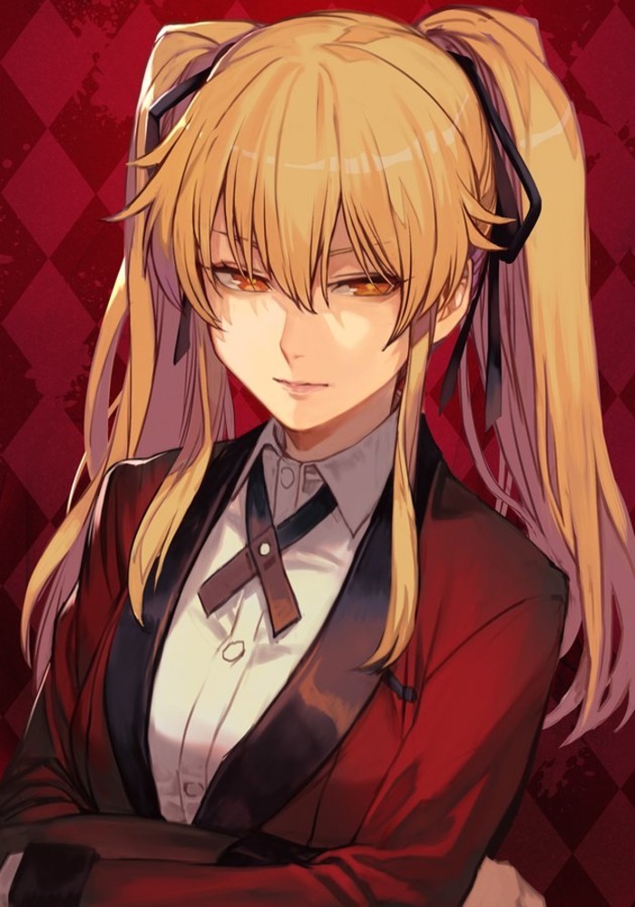Mary , , Anime Art, Kakegurui, Saotome Meari, , Hungry Clicker