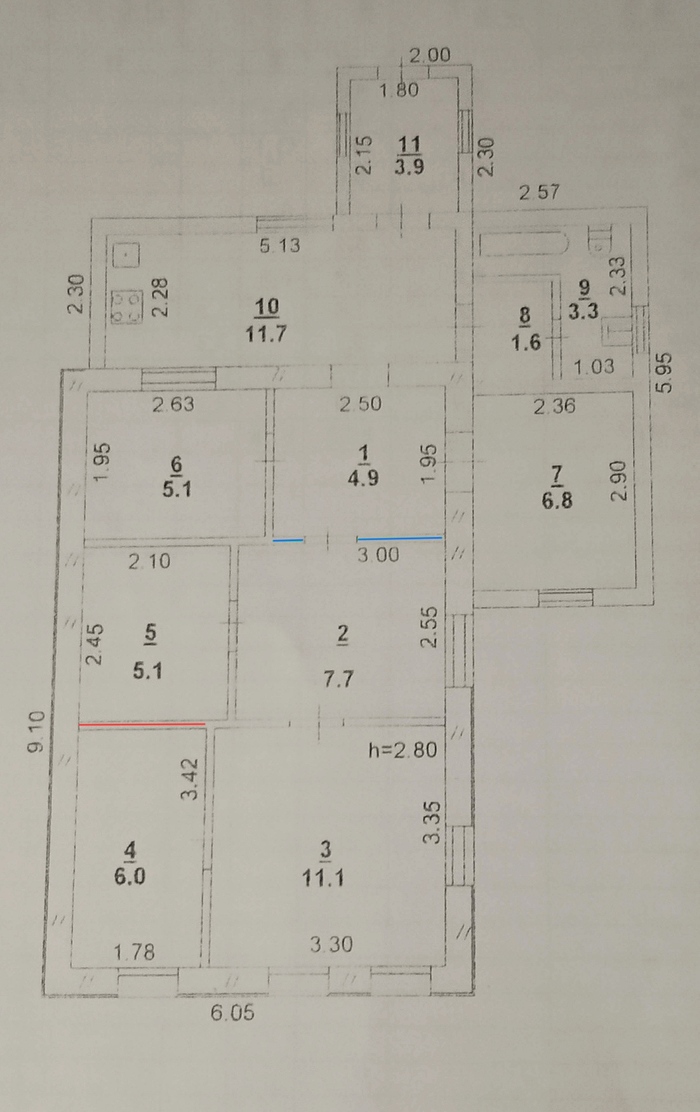 Помощь по перепланировке саманного дома