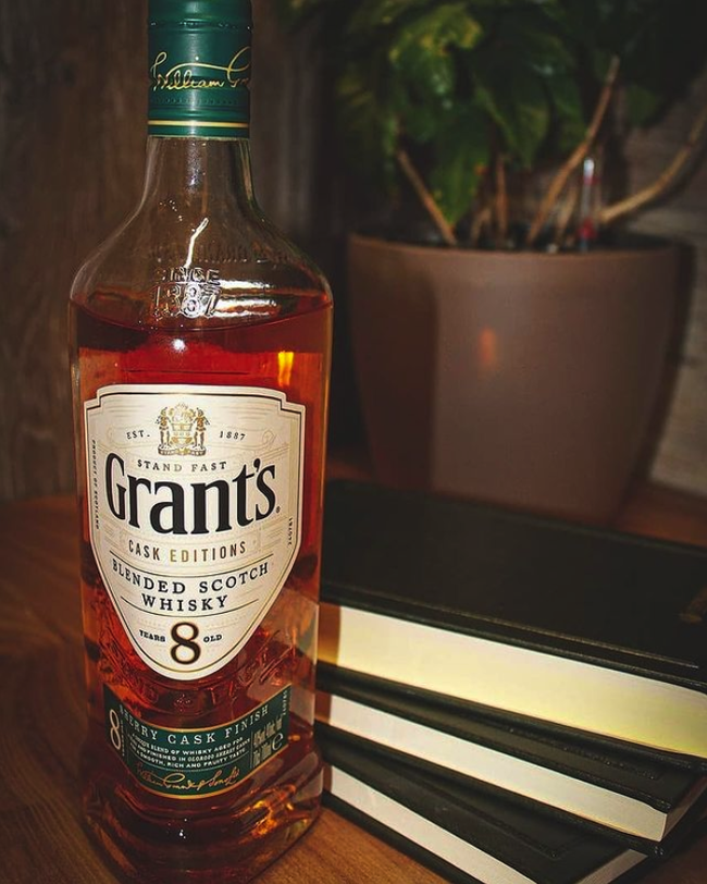    :"Grant's" Sherry Cask Finish 8 Y.O , ,  ,  , ,  ,  , 