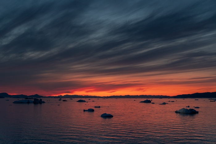 Antarctica sunset wild nature landscape Antarctica On-Line, Sunsettide, 