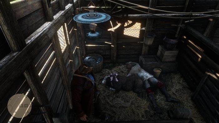 Он страстно любил своего барана