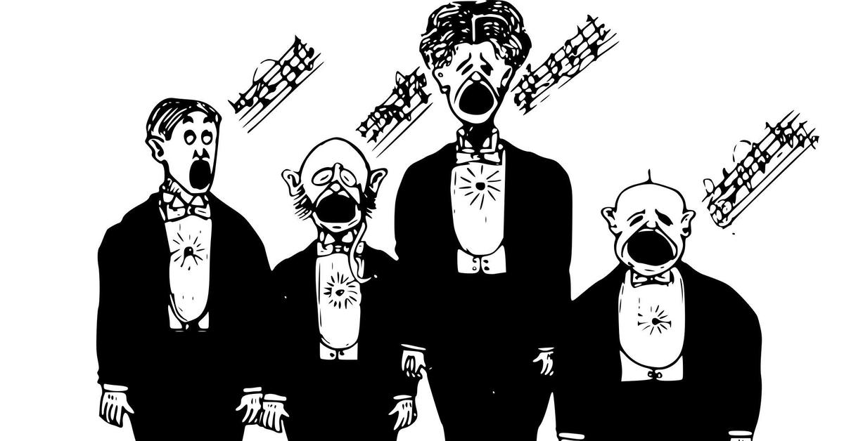 Пять лбов. Тенор и бас карикатура. Пение бас. Тенор карикатура. Men Choir.