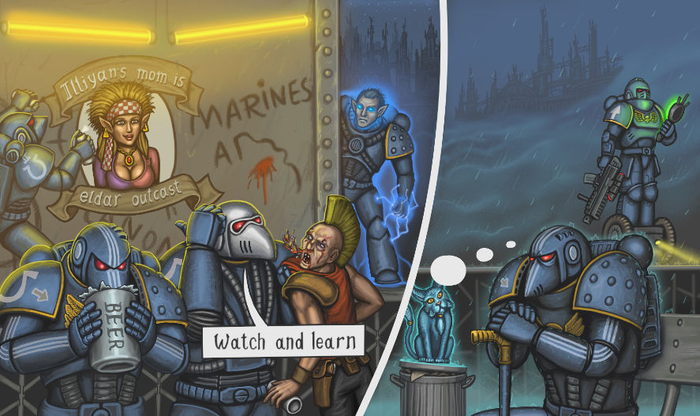   Warhammer 40k, Wh Humor, A20t43c, Adeptus Astartes, Old Warhammer