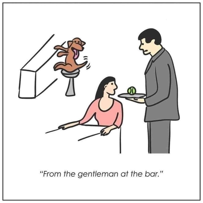 От джентльмена за баром