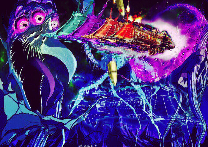 Ответ на пост «Боевая баржа "Бройлер-747" вот уже 354 серии пытается выйти из варпа...»