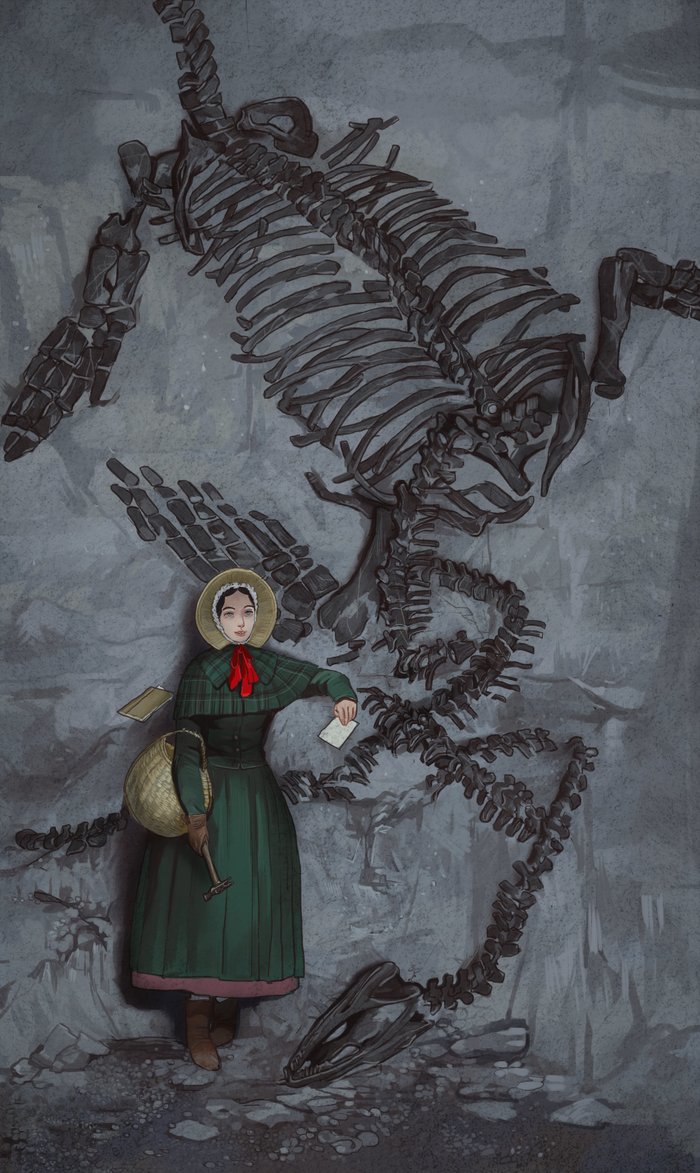 Mary Anning by@mossacannibalis , , , Mossa