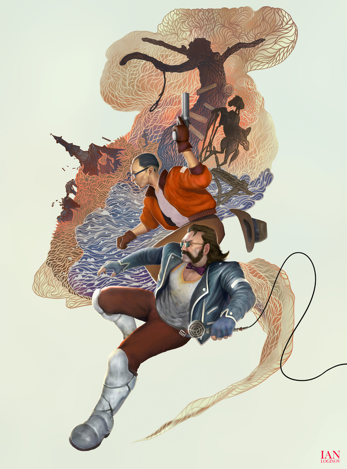 DISCO ELYSIUM - Art by Ian Loginov