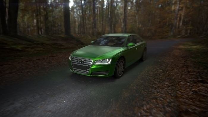 Audi A8 low poly 3D, 3D , Audi, , , , Audi a8