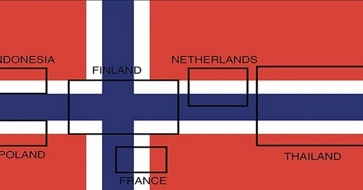 Флаг норвегии мать всех флагов