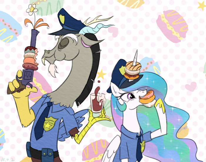  My Little Pony, Ponyart, Princess Celestia, MLP Discord, Ta-na