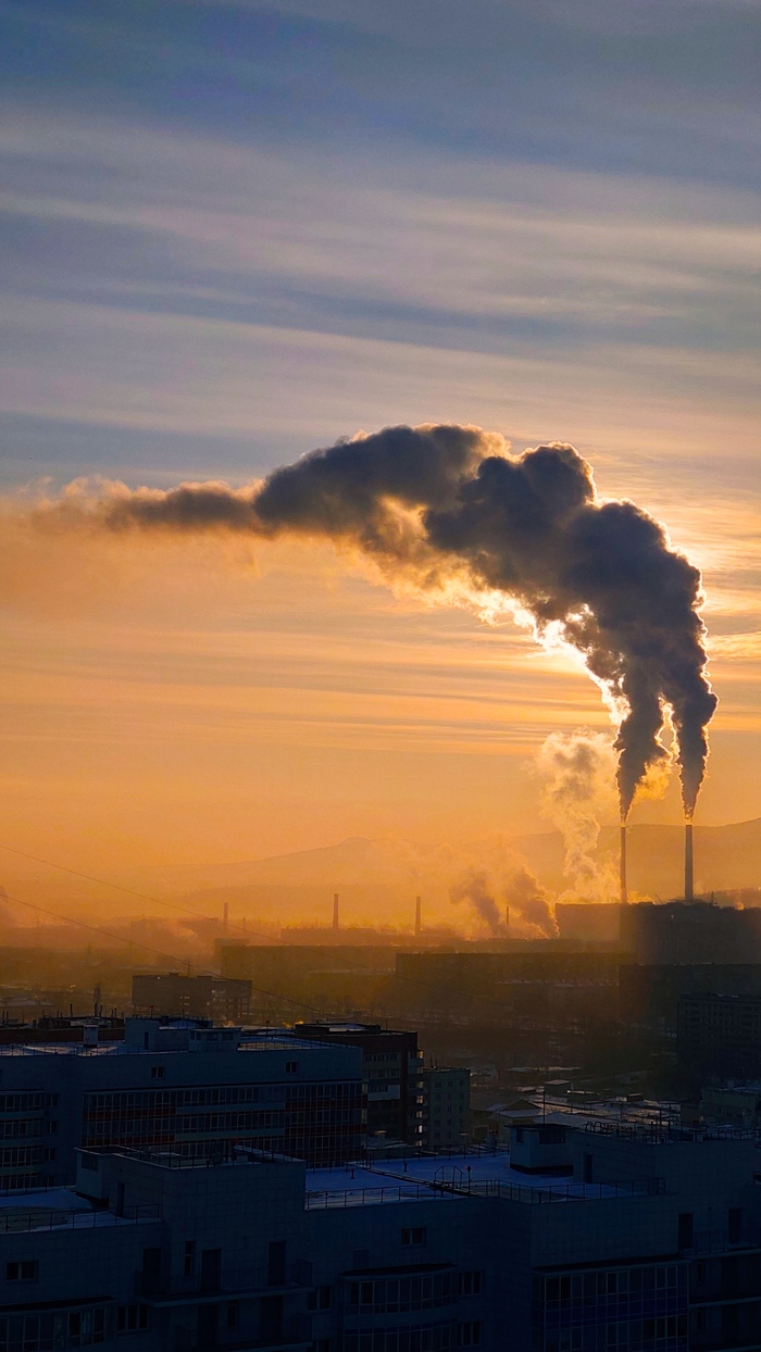 Рассвет в городе