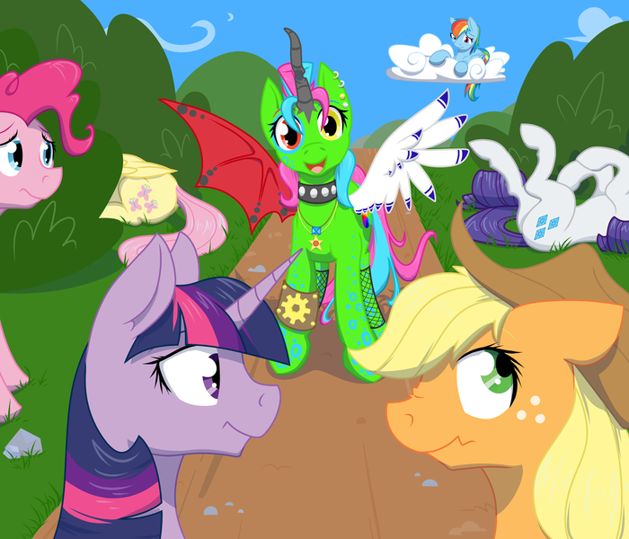-  My Little Pony, Mane 6,  , SCP, MLP Crossover, , 