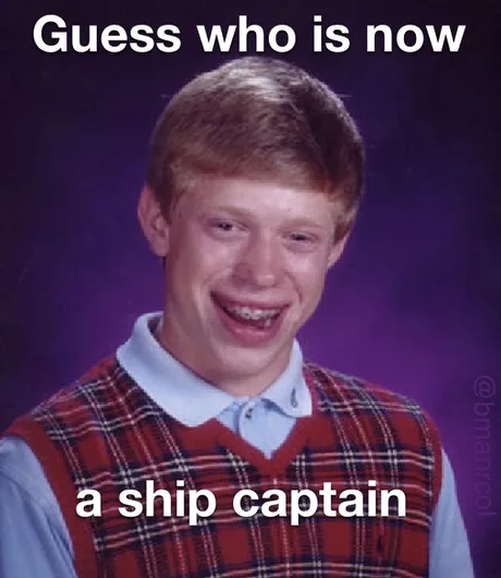 Угадай кто теперь капитан корабля