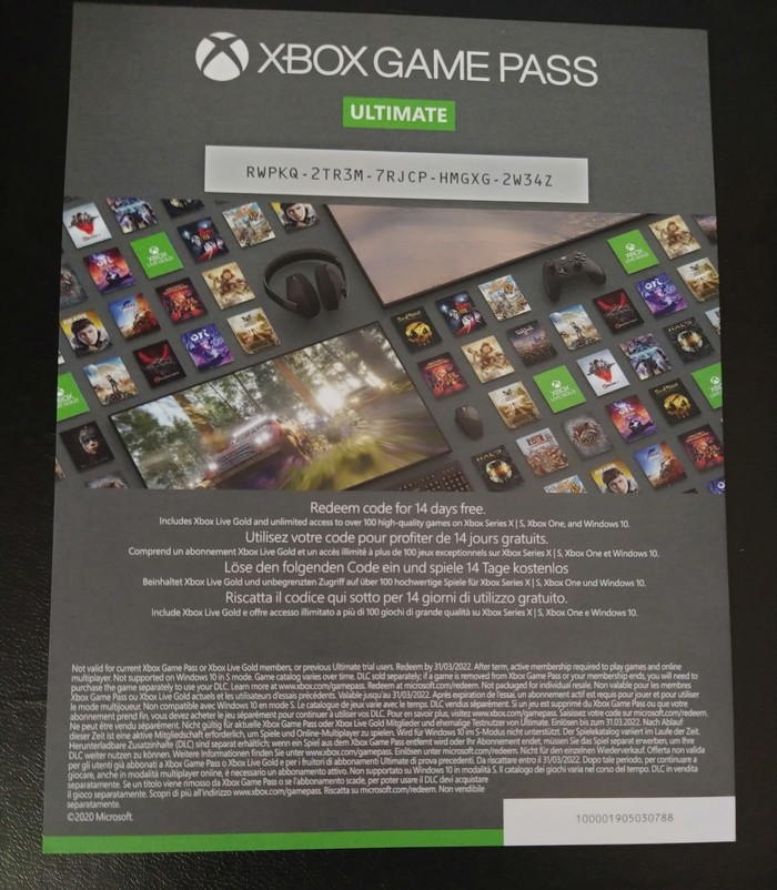    Xbox, Xbox Game Pass, 