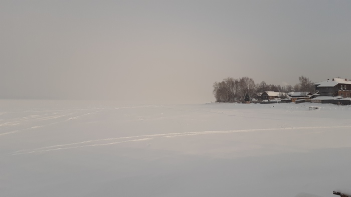 Набережная зимой