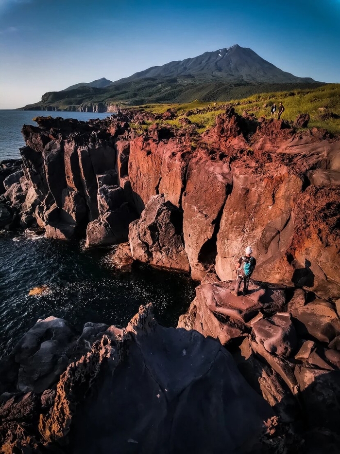 Лавовое плато, остров Итуруп