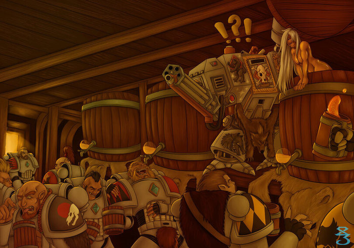 Космоволки бухают