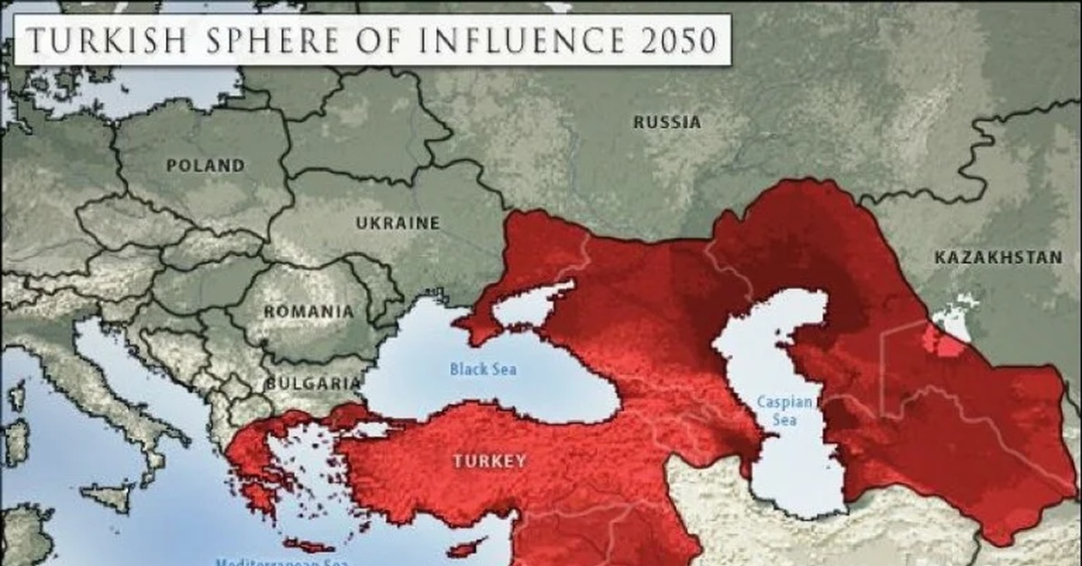 Карта турции 2050 года