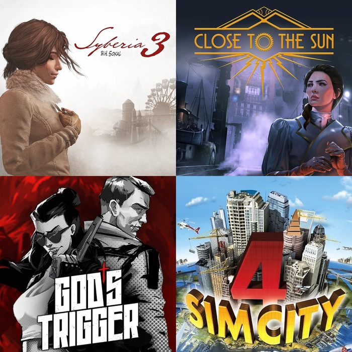  Syberia 3 Deluxe Edition, Close to the Sun, God's Trigger  SimCity 4 Deluxe Edition  SteamGifts , Steam, Steamgifts, 