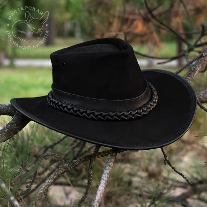 Австралийская шляпа Ручная работа, Шляпа, Крафт, Своими руками, Изделия из кожи, Длиннопост, Рукоделие без процесса, Австралийская шляпа