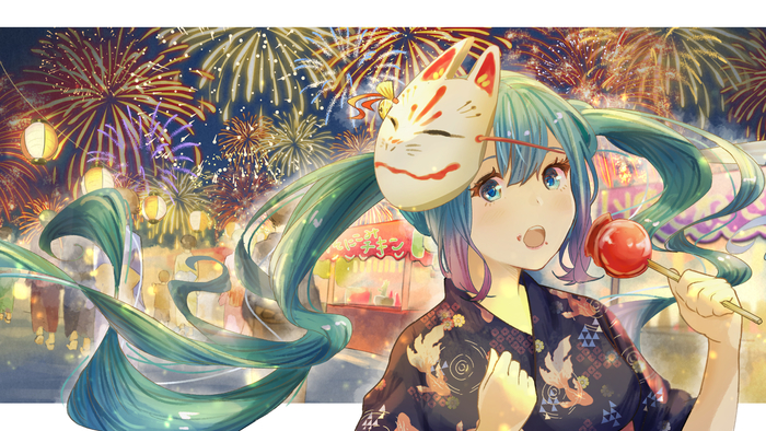    Vocaloid, Hatsune Miku, Anime Art, , , , , 