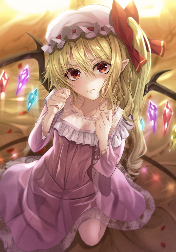 Flandre Scarlet Touhou, Flandre Scarlet, Anime Art, 