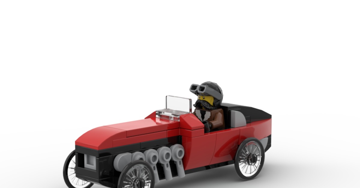 Гоночные машины из лего самоделки Старинный LEGO гоночный автомобиль Пикабу