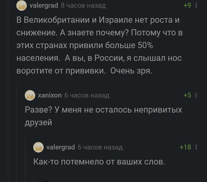 Непривитые друзья