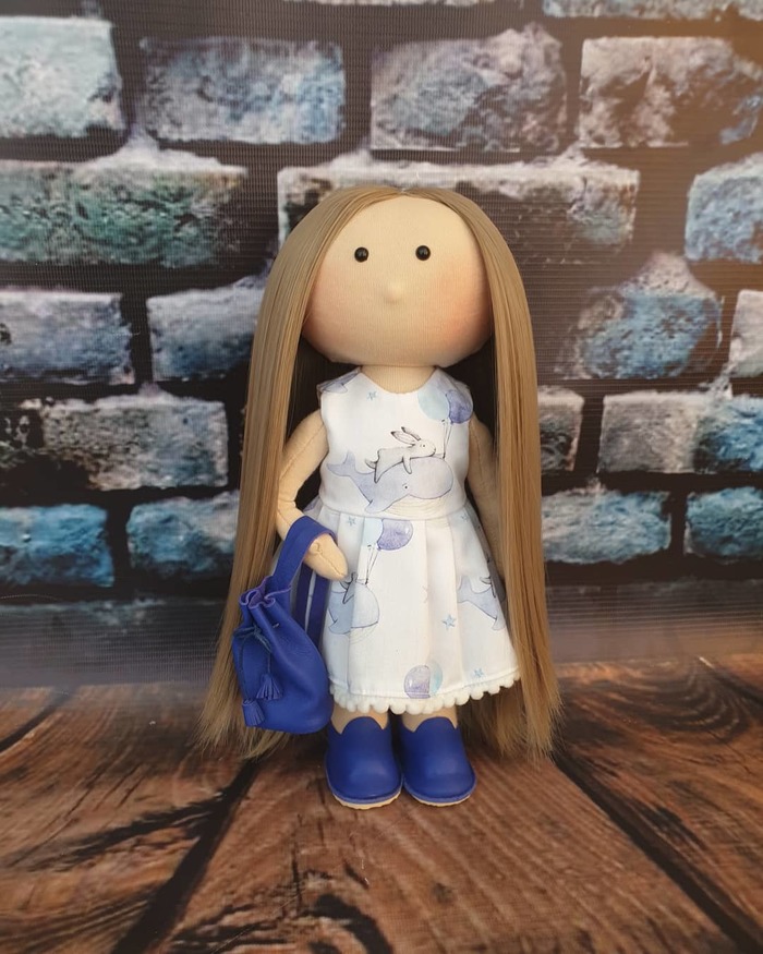 Изготавливаем каркасную куклу «Снежное Облачко»