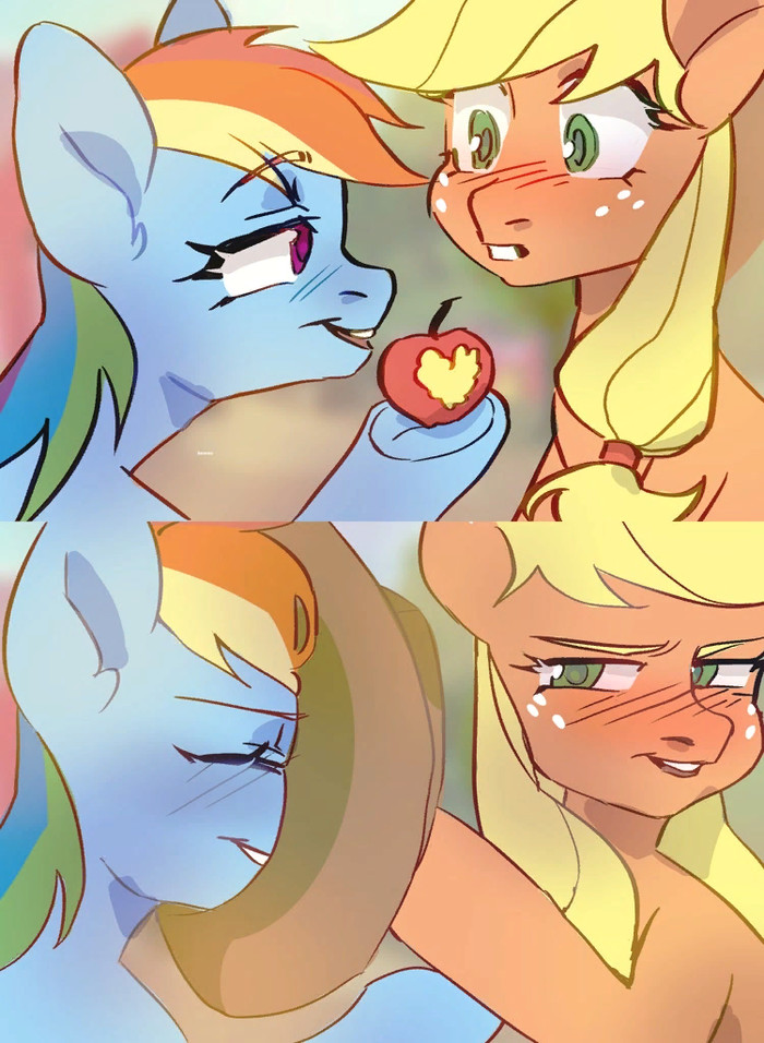   My Little Pony, Applejack, Rainbow Dash, 