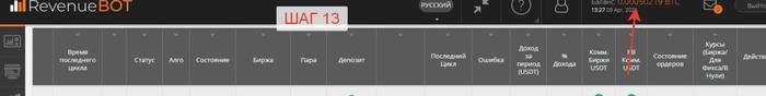 Работа с торговым криптовалютным ботом Revenue Криптовалюта, Бот, Длиннопост