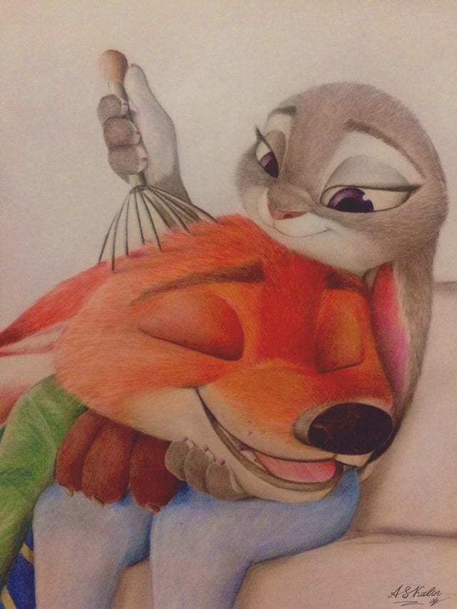  , Andrejskalin,   , Nick Wilde, Judy Hopps, , 