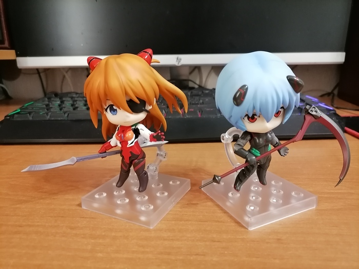     Nendoroid, Evangelion, Rei Ayanami, Asuka Langley, 