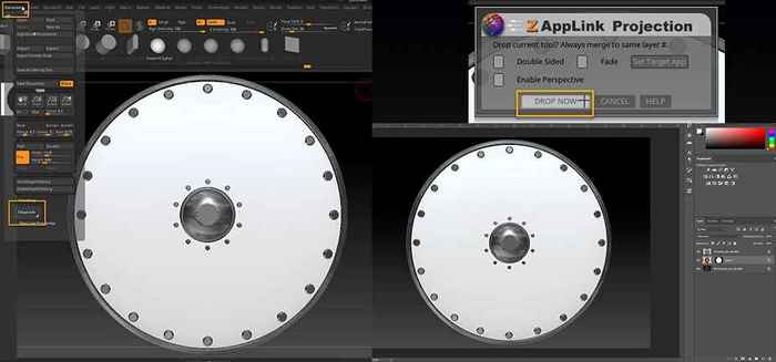 ZBrush + Photoshop. Щит викингов Zbrush, Photoshop, 3D, 3D моделирование, Урок, Длиннопост, Щит
