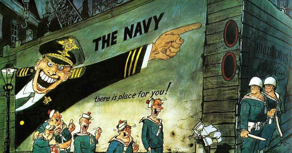 На корабле несколько кошек несколько матросов. Морские карикатуры. Карикатуры про флот.