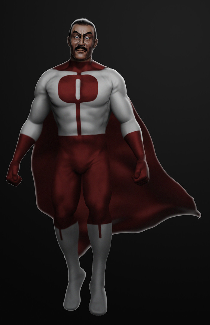 Omni Man 3D, Zbrush,  , Image Comics,  ()