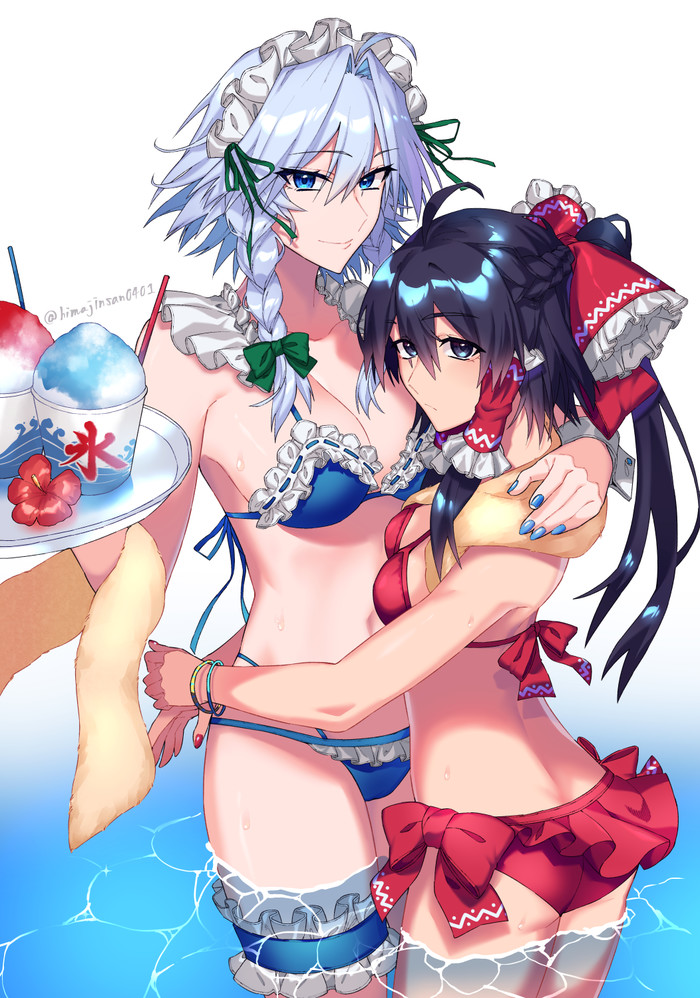 Reimu & Sakuya