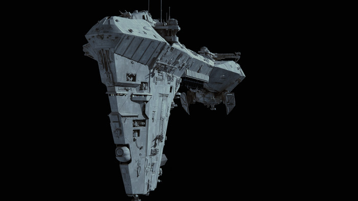 Imperial Nebulon Star Frigate Star Wars, 3D , Ansel Hsiao, 