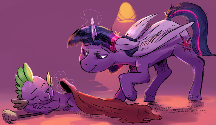  ,    My Little Pony, Spike, Twilight Sparkle, , Imsokyo, Verulence