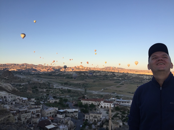 На машине в Турцию. Лето 2019 года - часть 8 - Воздушные шары в Каппадокии Автопутешествие, Турция, Путешествия, Каппадокия, Воздушный шар, Воздухоплавание, Утро, Необычное, Видео, Длиннопост