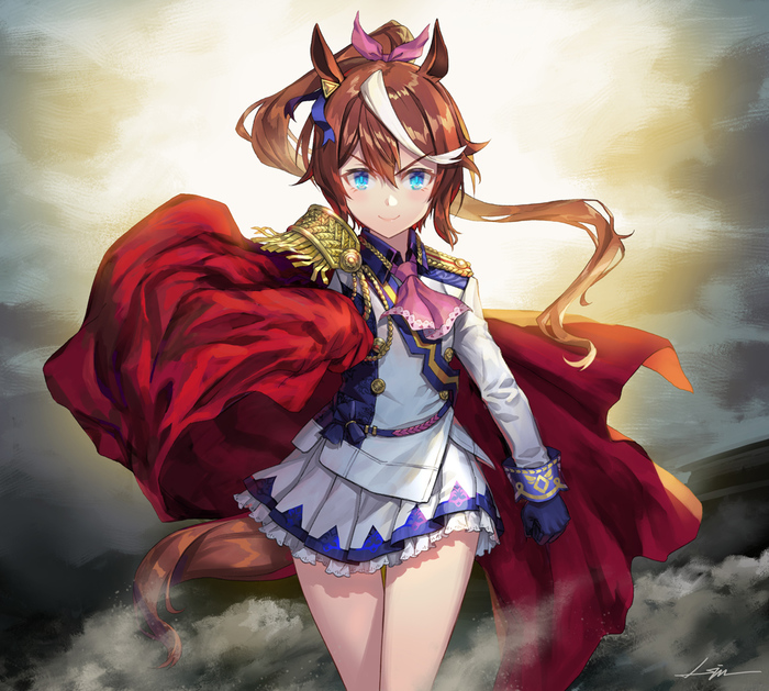 The Emperor , Anime Art, Uma Musume Pretty Derby, Animal Ears, Tokai Teio, Kws