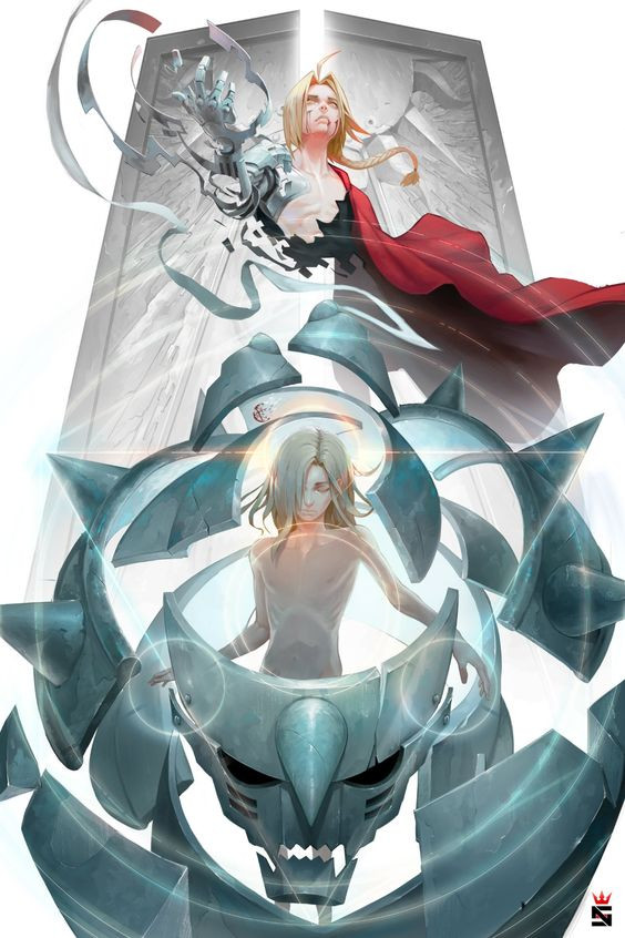   , Anime Art, Fullmetal Alchemist, Edward Elric, Alphonse Elric