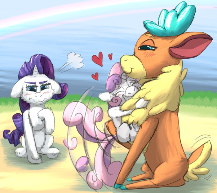     !! My Little Pony, Rarity, Sweetie Belle, Velvet Reindeer (TFH)